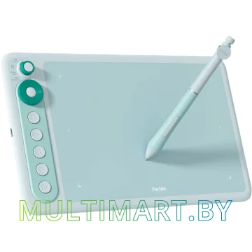 Графический планшет Parblo Intangbo X7 (голубой/зеленый)